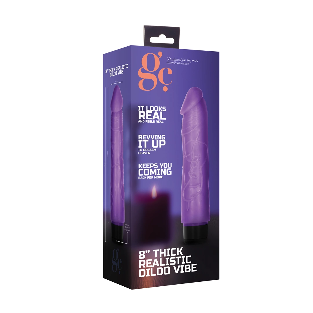 GC by shots - Dildo - wibrator 20 cm 2 GC by shots - Dildo - wibrator 20 cm - obrazek 2