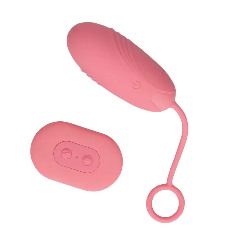 Loveline - Ultra gładkie jajeczko - wibrator - zestaw - Pink Arabesque - obrazek 7