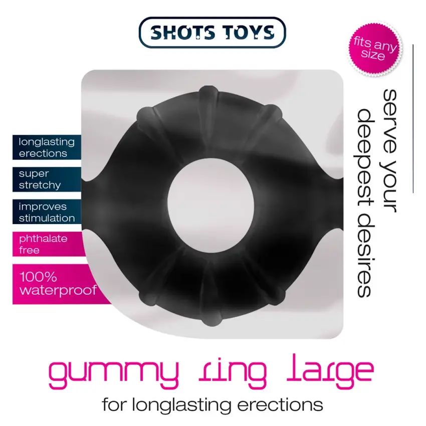 Shots Toys - Pierścień erekcyjny duży - obrazek 2