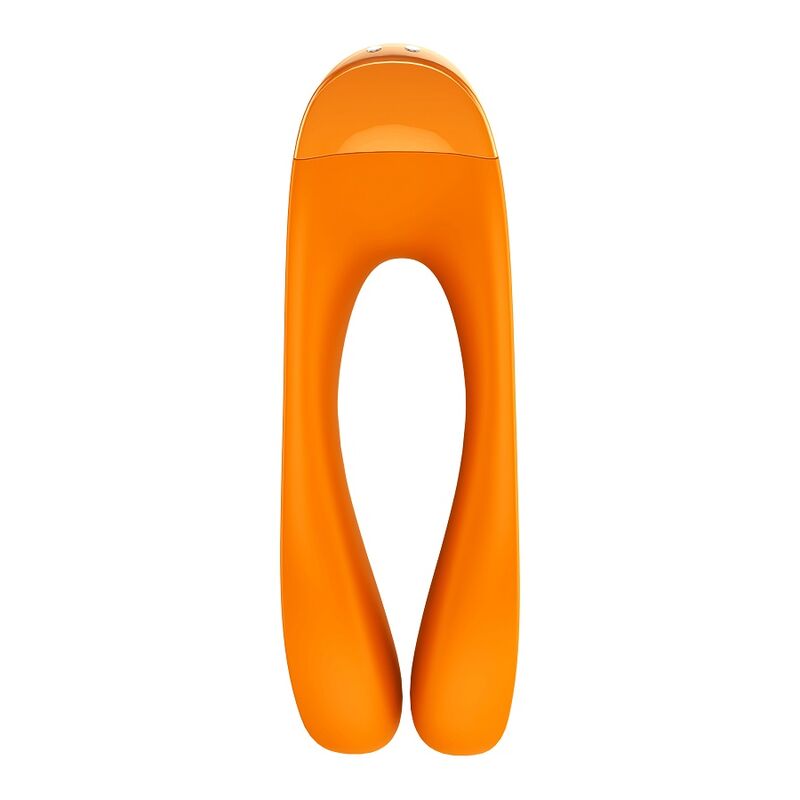 SATISFYER - CANDY CANE FINGER VIBRATOR ORANGE 3 SATISFYER - CANDY CANE FINGER VIBRATOR ORANGE - obrazek 3