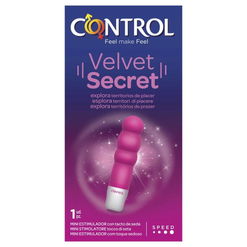 CONTROL - VELVET SECRET MINI STIMULATOR 4 CONTROL - VELVET SECRET MINI STIMULATOR - obrazek 4