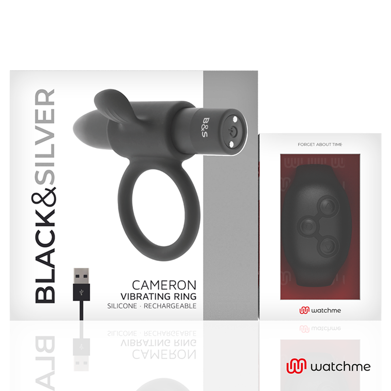 BLACKSILVER - CAMERON REMOTE CONTROL COCKRING WATCHME 3 BLACKSILVER - CAMERON REMOTE CONTROL COCKRING WATCHME - obrazek 3