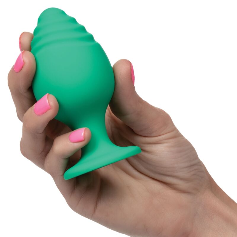 CALEXOTICS - CHEEKY BUTTPLUG GREEN 3 CALEXOTICS - CHEEKY BUTTPLUG GREEN - obrazek 3