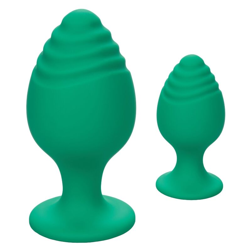 CALEXOTICS - CHEEKY BUTTPLUG GREEN 2 CALEXOTICS - CHEEKY BUTTPLUG GREEN - obrazek 2