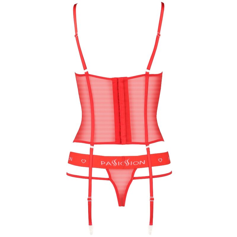 PASSION - KYOUKA CORSET RED S/M 3 PASSION - KYOUKA CORSET RED S/M - obrazek 3