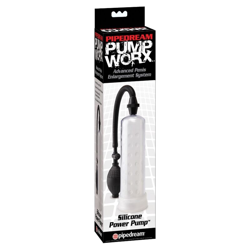 PUMP WORX - SILICONE POWER PUMP CLEAR 2 PUMP WORX - SILICONE POWER PUMP CLEAR - obrazek 2