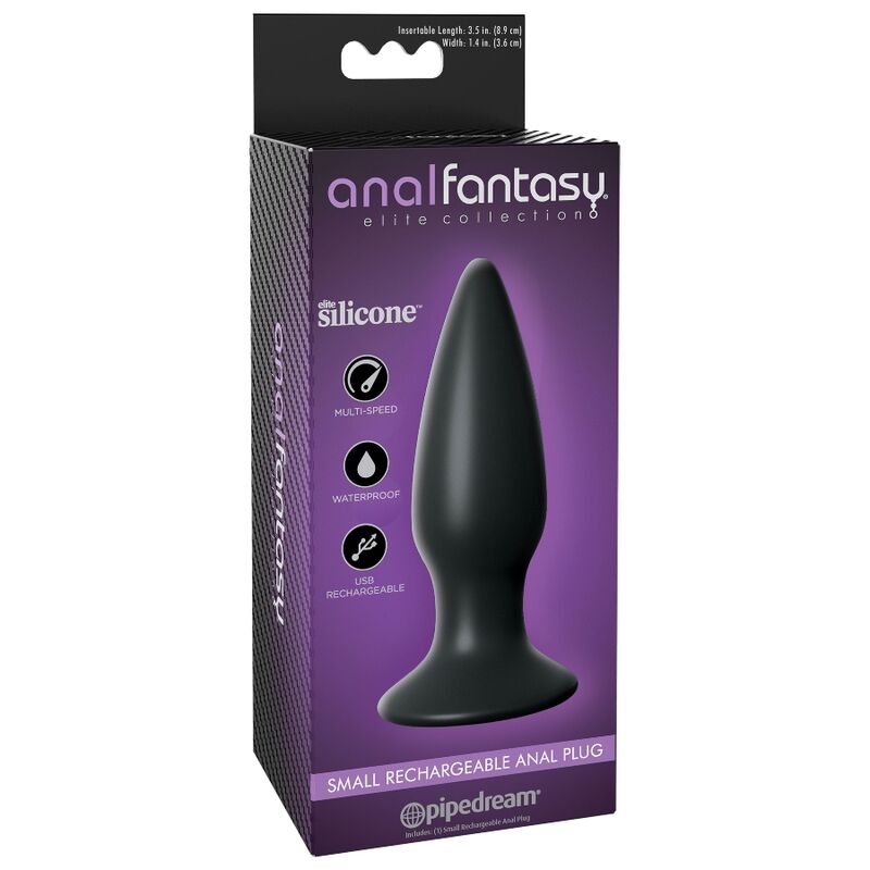 ANAL FANTASY ELITE COLLECTION - SMALL RECHARGEABLE ANAL PLUG 3 ANAL FANTASY ELITE COLLECTION - SMALL RECHARGEABLE ANAL PLUG - obrazek 3
