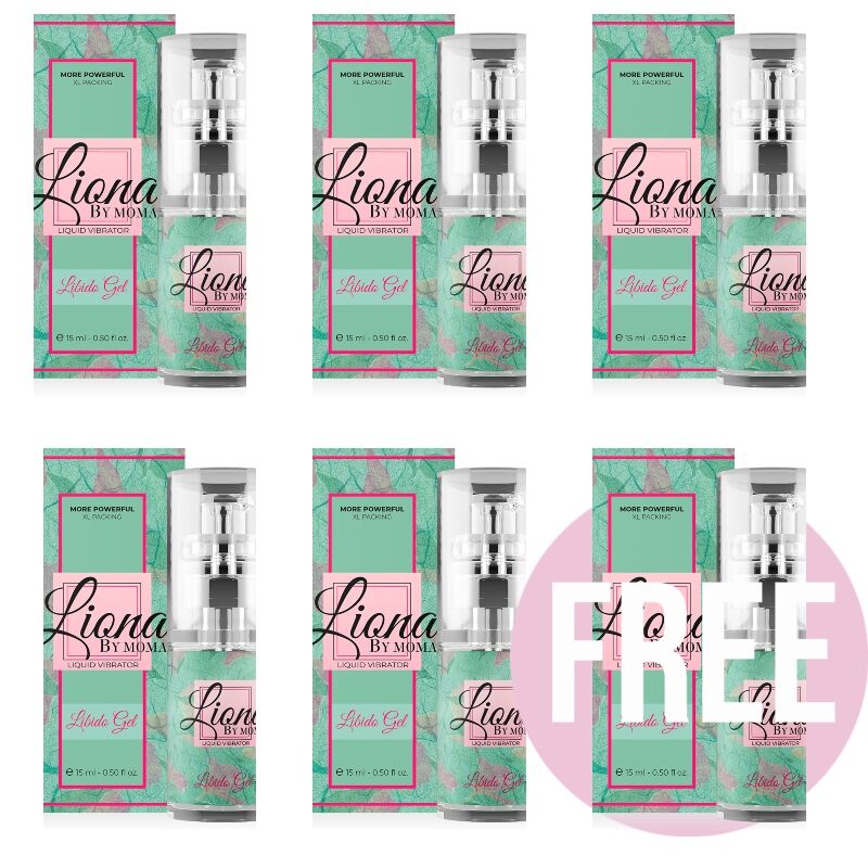 LIONA BY MOMA - LIQUID VIBRATOR LIBIDO GEL 15 ML 5+1 FREE