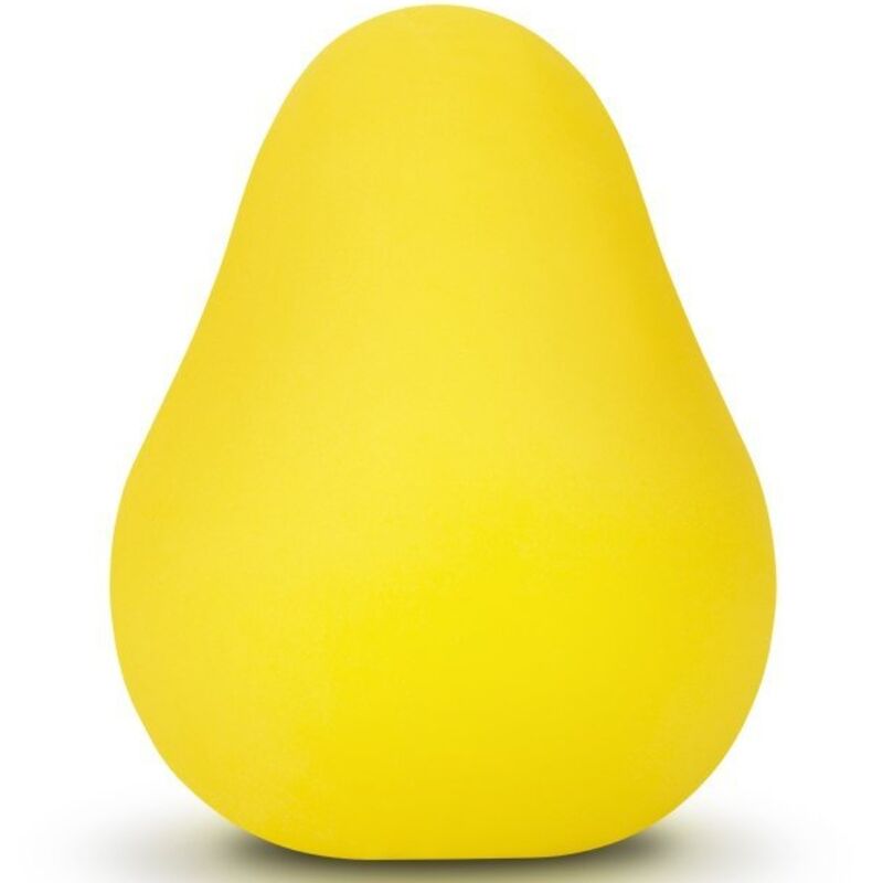 G-VIBE - REUSABLE YELLOW TEXTURED MASTURBATOR EGG 3 G-VIBE - REUSABLE YELLOW TEXTURED MASTURBATOR EGG - obrazek 3