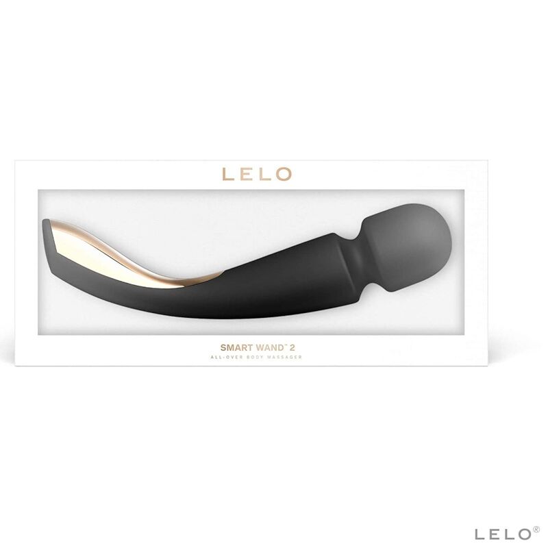 LELO - SMART MEDIUM WAND 2 BLACK MASSAGER 4 LELO - SMART MEDIUM WAND 2 BLACK MASSAGER - obrazek 4