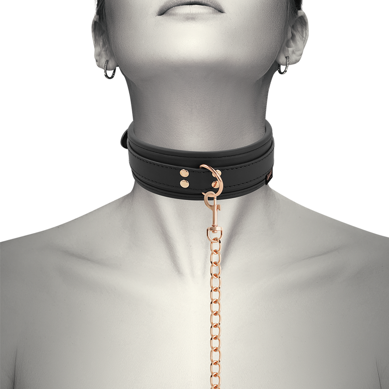 COQUETTE CHIC DESIRE - FANTASY VEGAN LEATHER COLLAR WITH NEOPRENE LINING 3 COQUETTE CHIC DESIRE - FANTASY VEGAN LEATHER COLLAR WITH NEOPRENE LINING - obrazek 3