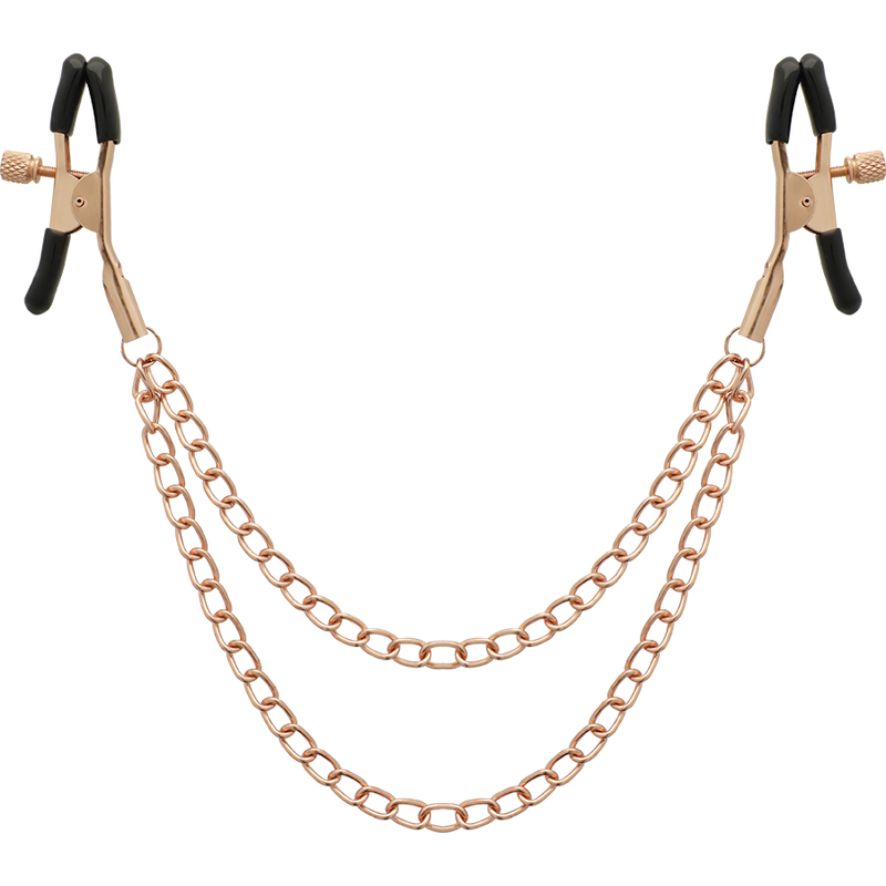 COQUETTE CHIC DESIRE - FANTASY METAL NIPPLE CLIPS WITH CHAIN 4 COQUETTE CHIC DESIRE - FANTASY METAL NIPPLE CLIPS WITH CHAIN - obrazek 4