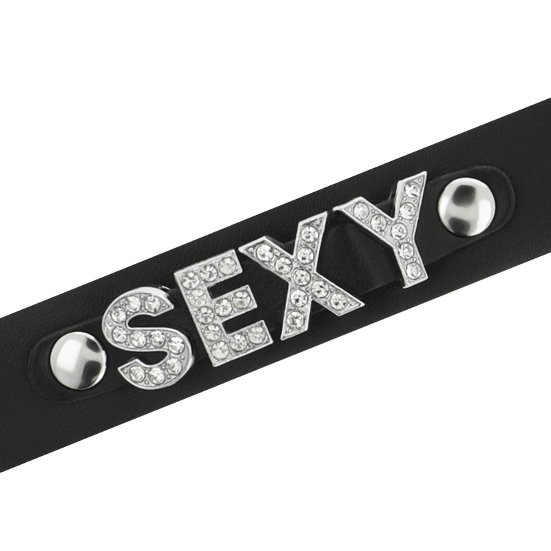 COQUETTE CHIC DESIRE - SEXY VEGAN LEATHER CHOKER 4 COQUETTE CHIC DESIRE - SEXY VEGAN LEATHER CHOKER - obrazek 4