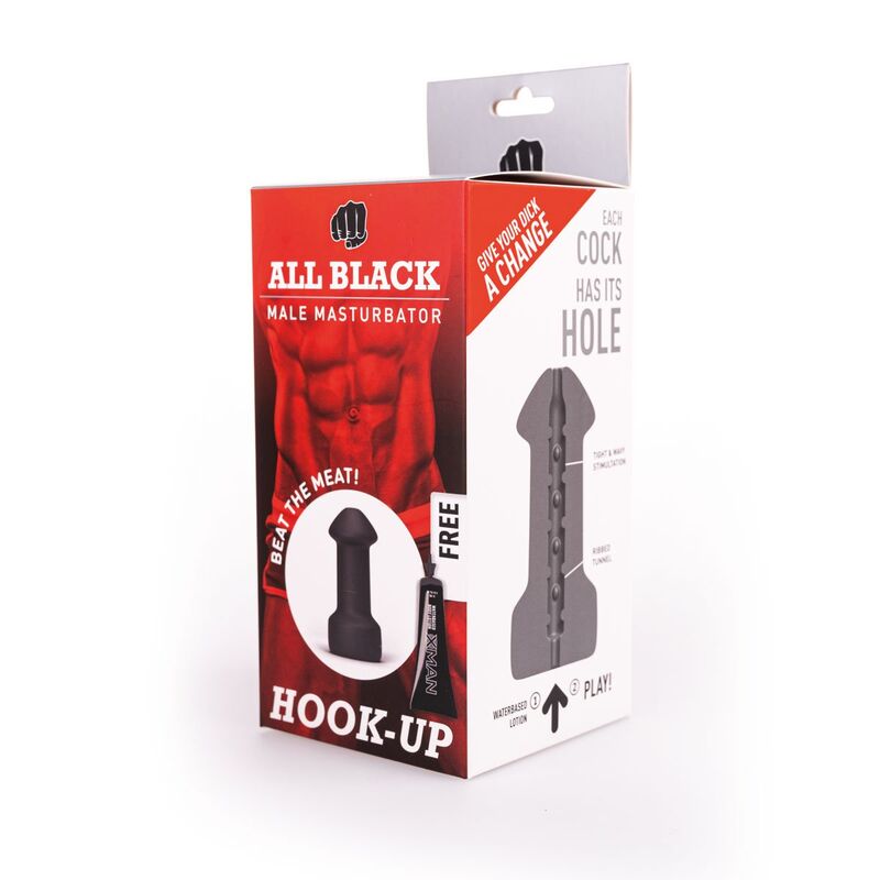 ALL BLACK - MASTURBATOR HOOK-UP 3 ALL BLACK - MASTURBATOR HOOK-UP - obrazek 3