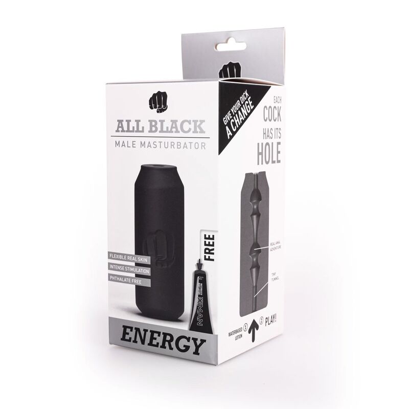 ALL BLACK - MASTURBATOR ENERGY 2 ALL BLACK - MASTURBATOR ENERGY - obrazek 2