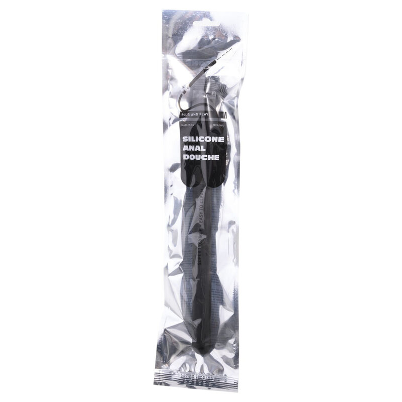 ALL BLACK - SHOWER ANAL HINCHABLE SILICONE 27 CM 2 ALL BLACK - SHOWER ANAL HINCHABLE SILICONE 27 CM - obrazek 2