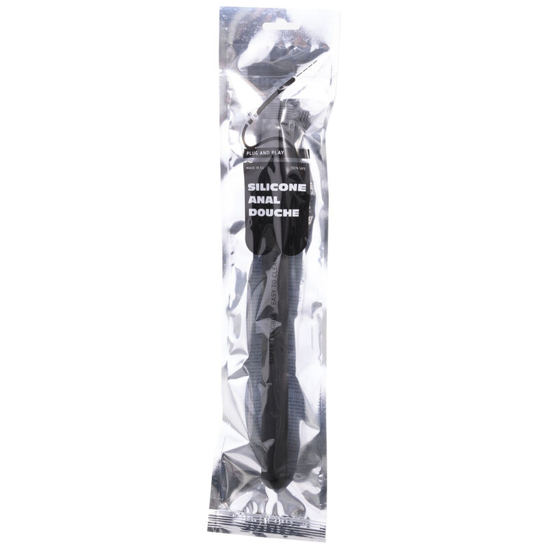 ALL BLACK - BEADED SHOWER ANAL SILICONE 27 CM 2 ALL BLACK - BEADED SHOWER ANAL SILICONE 27 CM - obrazek 2