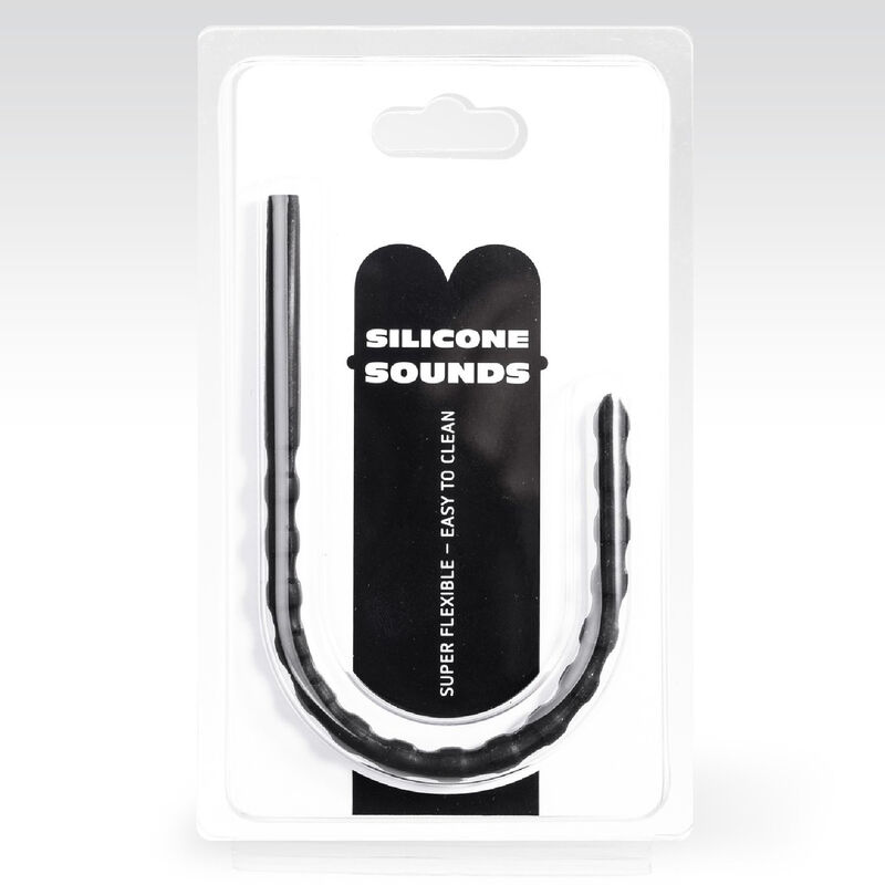 ALL BLACK - 6/8 MM SILICONE URETHRAL PROBE 2 ALL BLACK - 6/8 MM SILICONE URETHRAL PROBE - obrazek 2
