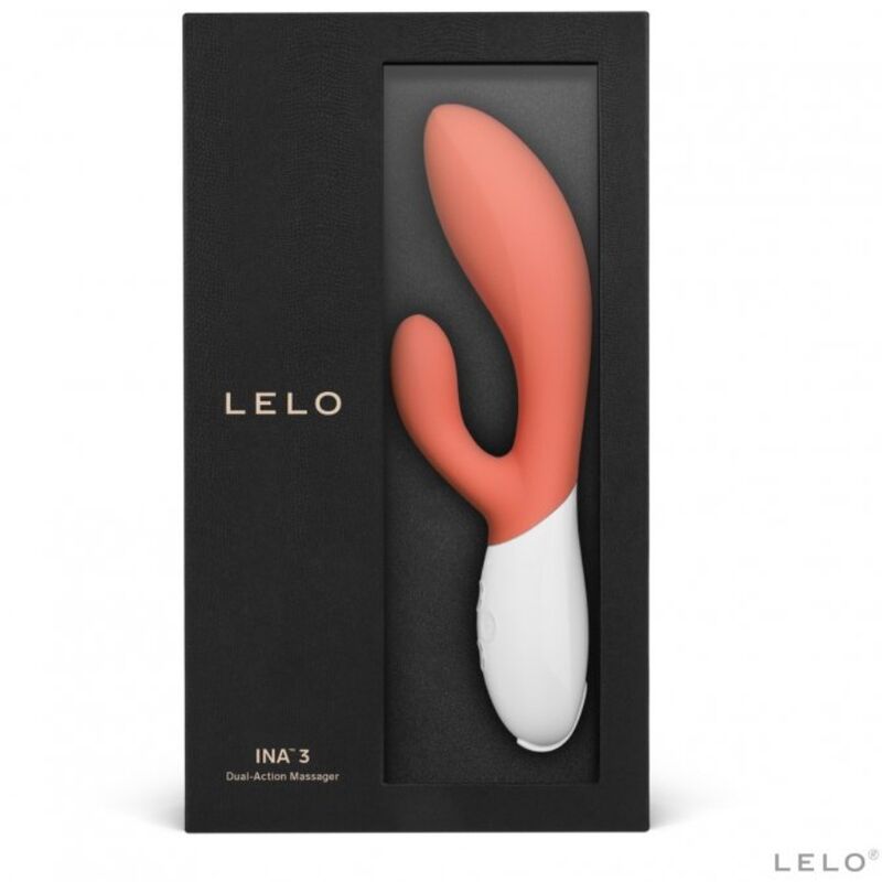 LELO - INA 3 LUXURY CORAL RABBIT VIBRATOR 3 LELO - INA 3 LUXURY CORAL RABBIT VIBRATOR - obrazek 3