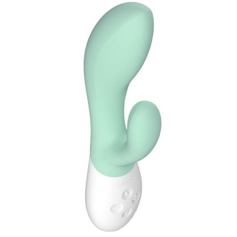 LELO - INA 3 GREEN RABBIT VIBRATOR LUXURY SEAWEED 2 LELO - INA 3 GREEN RABBIT VIBRATOR LUXURY SEAWEED - obrazek 2