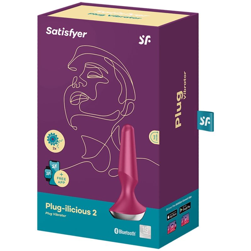 SATISFYER - PLUG ILICIOUS 2 PLUG VIBRATOR BERRY 5 SATISFYER - PLUG ILICIOUS 2 PLUG VIBRATOR BERRY - obrazek 5