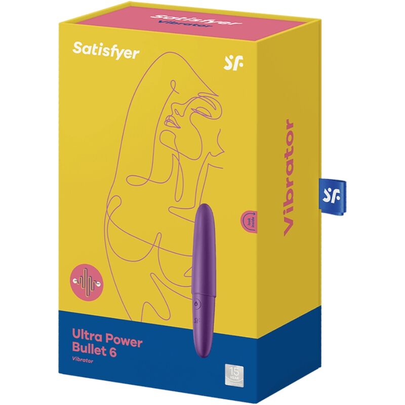 SATISFYER - ULTRA POWER BULLET 6 PURPLE 3 SATISFYER - ULTRA POWER BULLET 6 PURPLE - obrazek 3