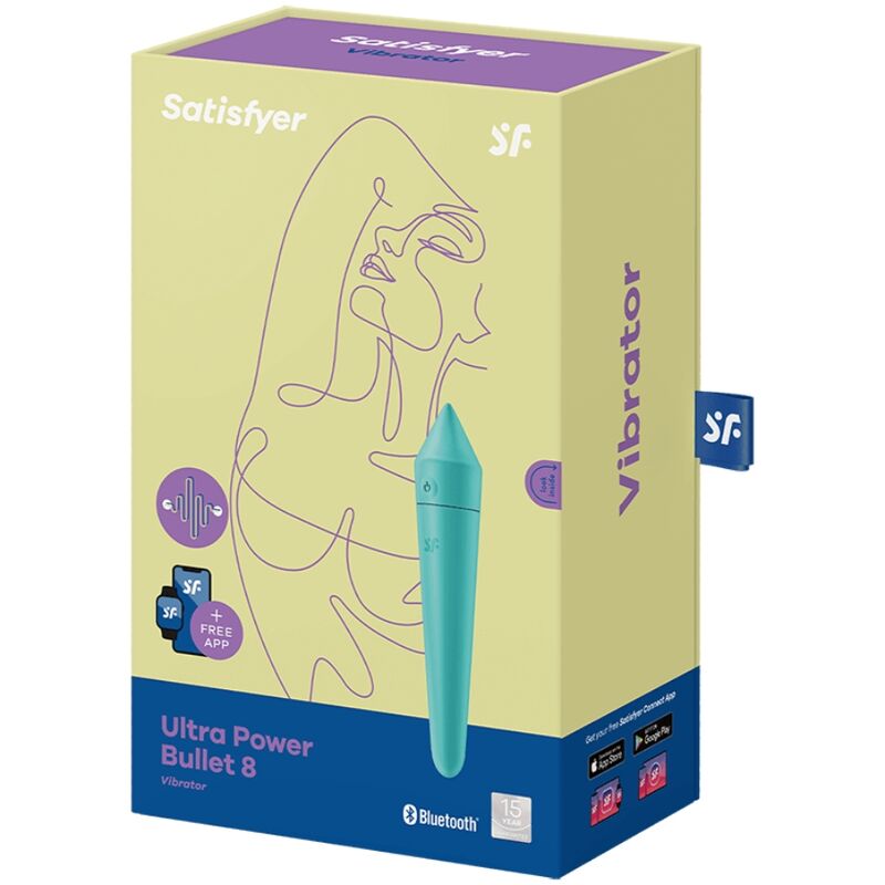 SATISFYER - ULTRA POWER BULLET 8 TURQUOISE 3 SATISFYER - ULTRA POWER BULLET 8 TURQUOISE - obrazek 3