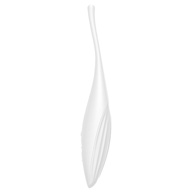 SATISFYER - TWIRLING JOY CLIT TIP VIBRATOR WHITE 2 SATISFYER - TWIRLING JOY CLIT TIP VIBRATOR WHITE - obrazek 2