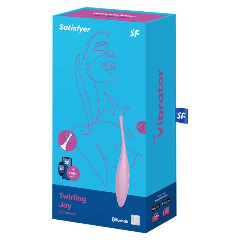 SATISFYER - TWIRLING JOY CLIT TIP VIBRATOR PINK 4 SATISFYER - TWIRLING JOY CLIT TIP VIBRATOR PINK - obrazek 4