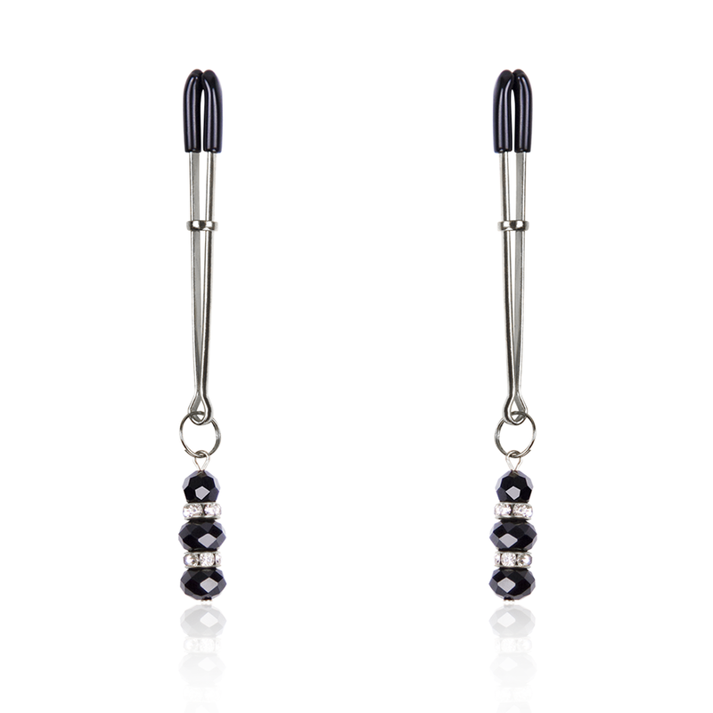 OHMAMA FETISH - NIPPLE Clamps WITH CRYSTAL STONES 2 OHMAMA FETISH - NIPPLE Clamps WITH CRYSTAL STONES - obrazek 2
