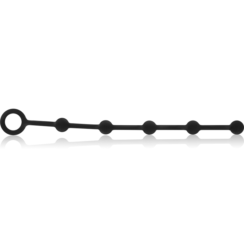 OHMAMA - SILICONE ANAL CHAIN 23 CM 2 OHMAMA - SILICONE ANAL CHAIN 23 CM - obrazek 2