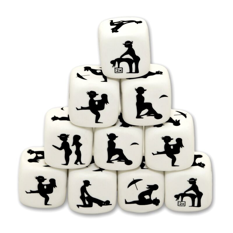 DIABLO PICANTE - WHITE POSING DICE