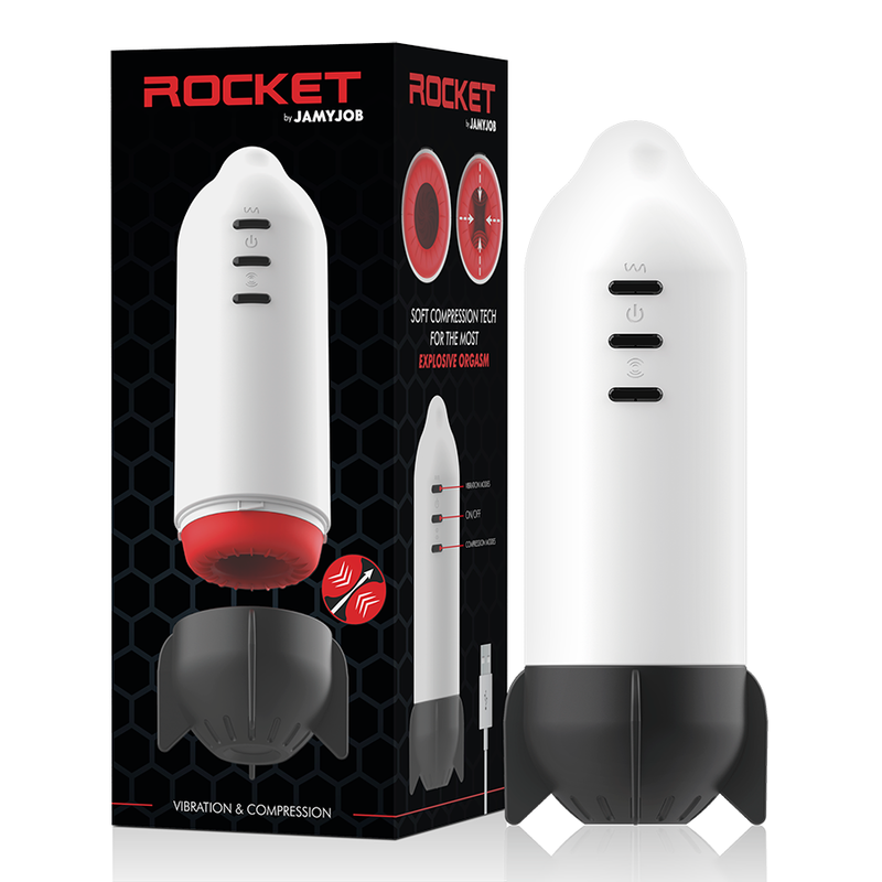 JAMYJOB - ROCKET MASTURBATOR SOFT COMPRESSION TECH AND VIBRATION 2 JAMYJOB - ROCKET MASTURBATOR SOFT COMPRESSION TECH AND VIBRATION - obrazek 2
