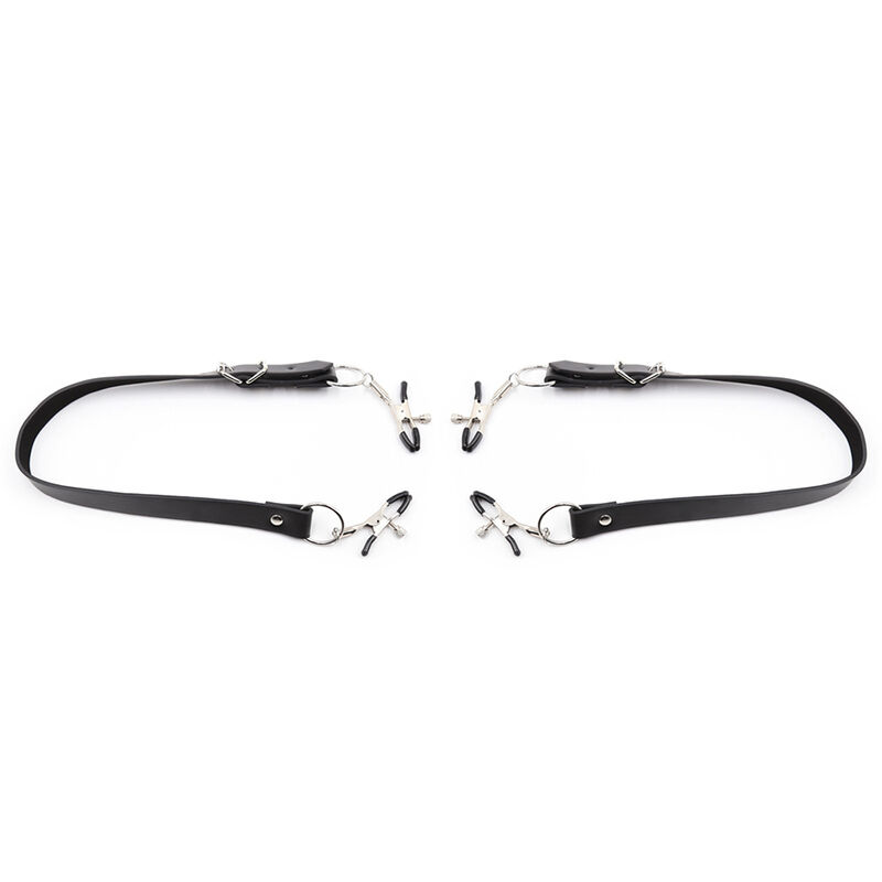 OHMAMA FETISH - CLITORIS CLAMPS WITH LEG STRAPS 2 OHMAMA FETISH - CLITORIS CLAMPS WITH LEG STRAPS - obrazek 2