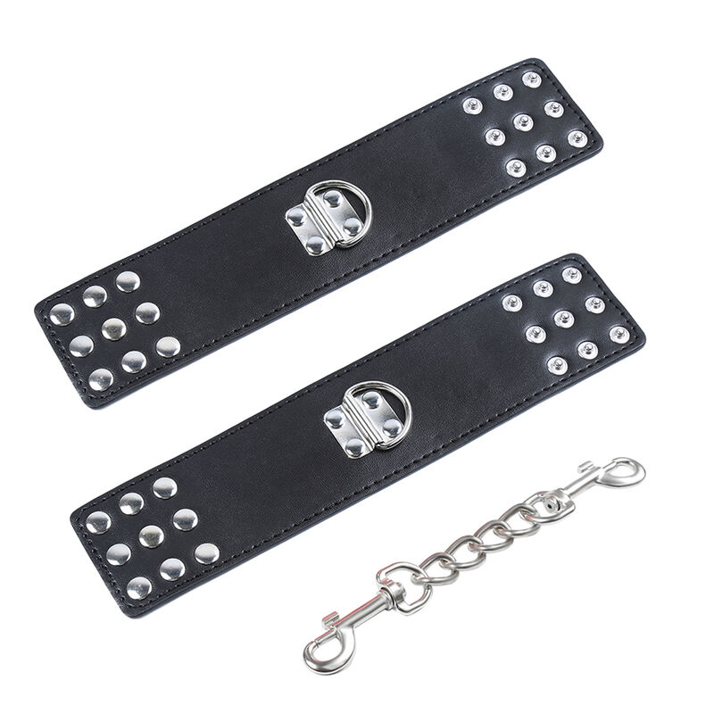 OHMAMA FETISH - WRIST RESTRAINTS SNAP FASTEN METAL 3 OHMAMA FETISH - WRIST RESTRAINTS SNAP FASTEN METAL - obrazek 3