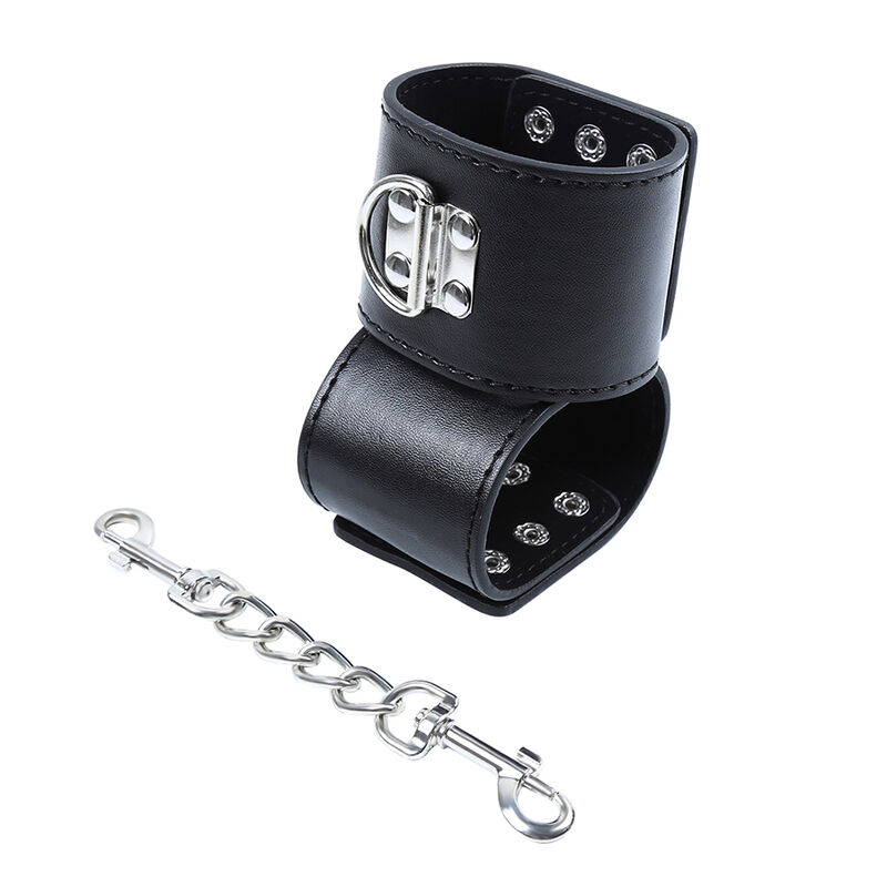 OHMAMA FETISH - WRIST RESTRAINTS SNAP FASTEN METAL 4 OHMAMA FETISH - WRIST RESTRAINTS SNAP FASTEN METAL - obrazek 4