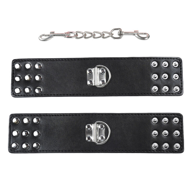 OHMAMA FETISH - WRIST RESTRAINTS SNAP FASTEN METAL 5 OHMAMA FETISH - WRIST RESTRAINTS SNAP FASTEN METAL - obrazek 5