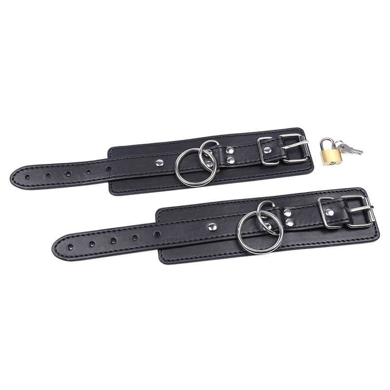 OHMAMA FETISH - O-RING LOCKED WRIST RESTRAINTS 2 OHMAMA FETISH - O-RING LOCKED WRIST RESTRAINTS - obrazek 2