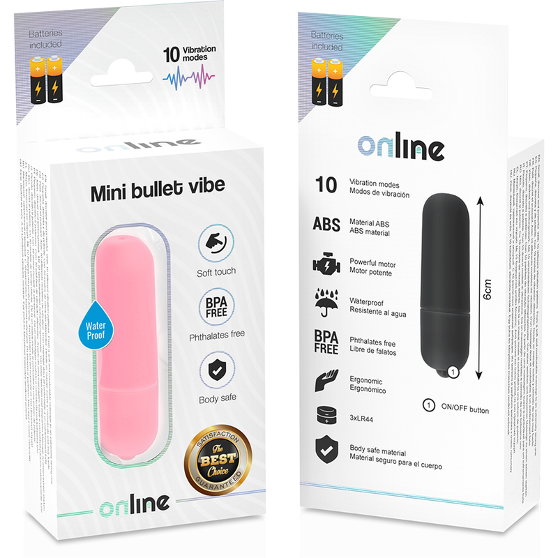 ONLINE - MINI BULLET VIBE PINK 4 ONLINE - MINI BULLET VIBE PINK - obrazek 4