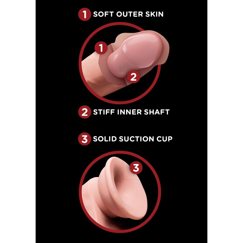 KING COCK - PLUS 3D DILDO SWINGING BALLS 12.7 CM 5 KING COCK - PLUS 3D DILDO SWINGING BALLS 12.7 CM - obrazek 5