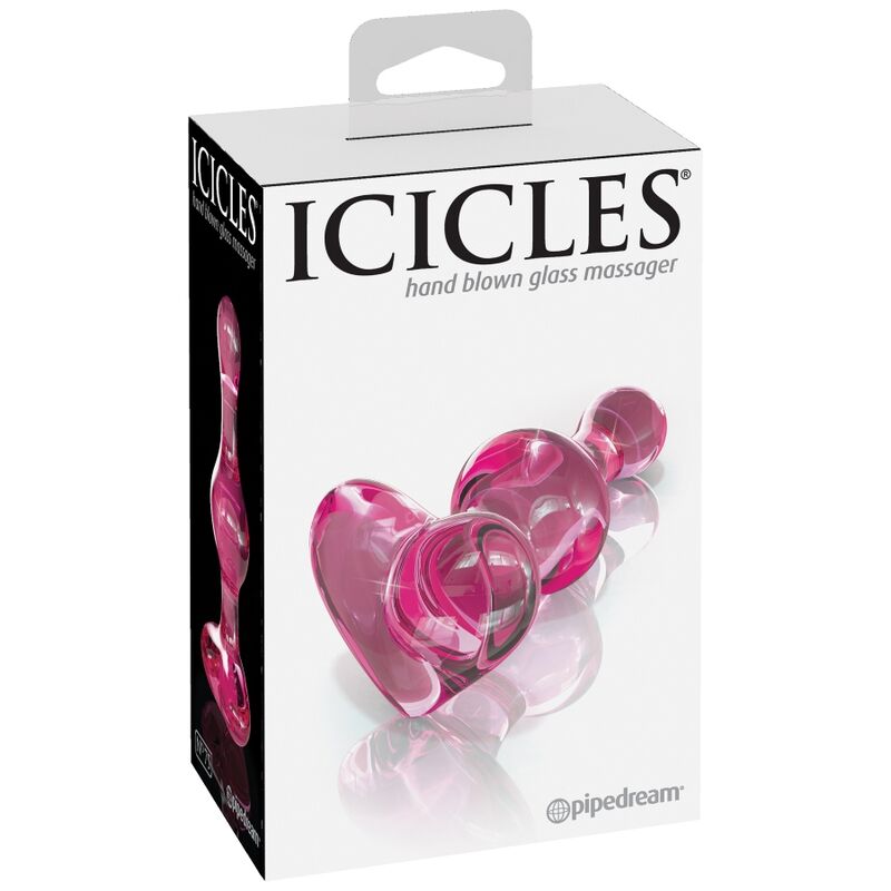 ICICLES - N. 75 GLASS DILDO 2 ICICLES - N. 75 GLASS DILDO - obrazek 2