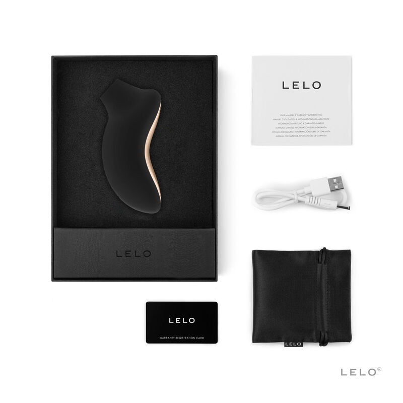 LELO - CLITORIS STIMULATOR SONA 2 BLACK 4 LELO - CLITORIS STIMULATOR SONA 2 BLACK - obrazek 4