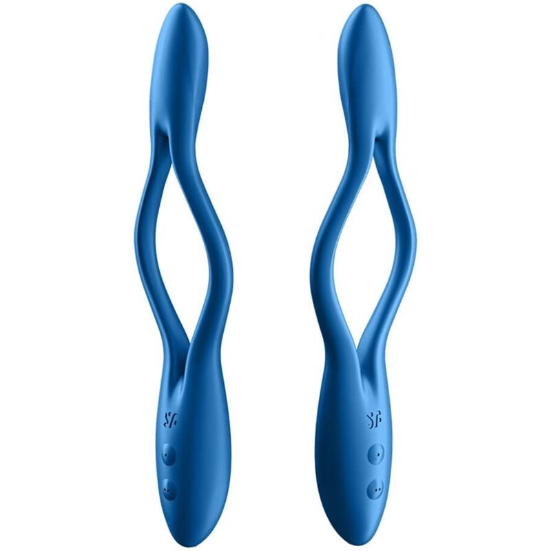 SATISFYER - ELASTIC GAME MULTI VIBRATOR BLUE 2 SATISFYER - ELASTIC GAME MULTI VIBRATOR BLUE - obrazek 2