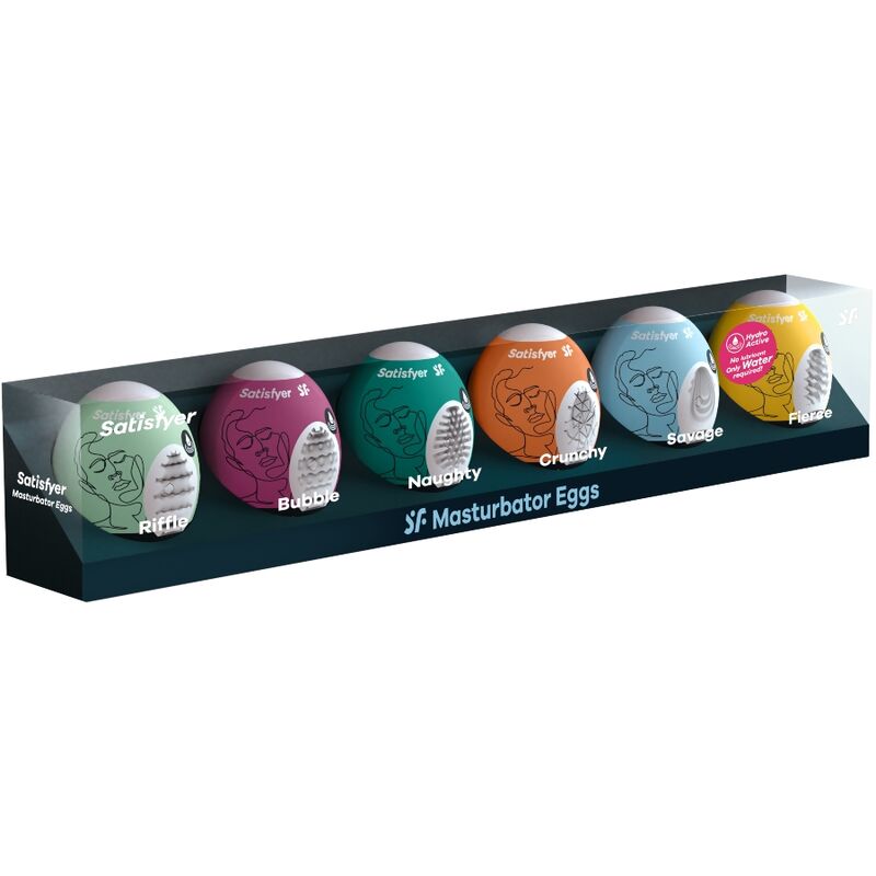 SATISFYER - MASTURBATOR EGGS 6 UNITS SET 2 SATISFYER - MASTURBATOR EGGS 6 UNITS SET - obrazek 2