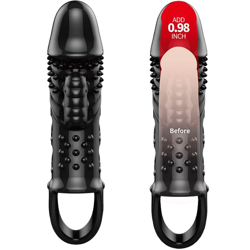 PRETTY LOVE - CECELIA BLACK PENIS SHEATH 2 PRETTY LOVE - CECELIA BLACK PENIS SHEATH - obrazek 2