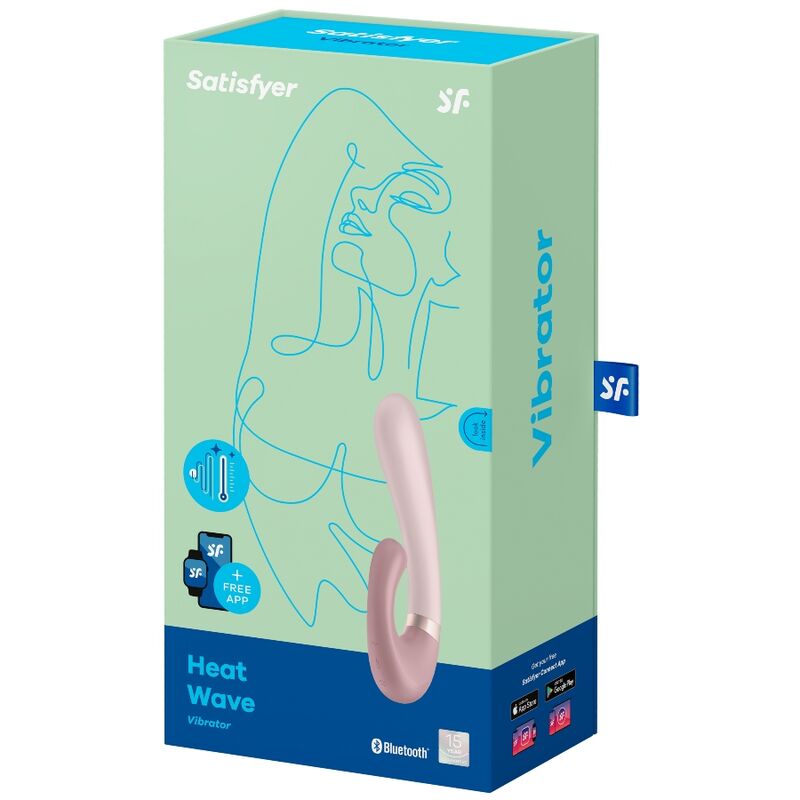 SATISFYER - HEAT WAVE VIBRATOR APP PINK 4 SATISFYER - HEAT WAVE VIBRATOR APP PINK - obrazek 4