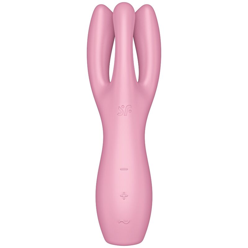 SATISFYER - THREESOME 3 VIBRATOR PINK 2 SATISFYER - THREESOME 3 VIBRATOR PINK - obrazek 2