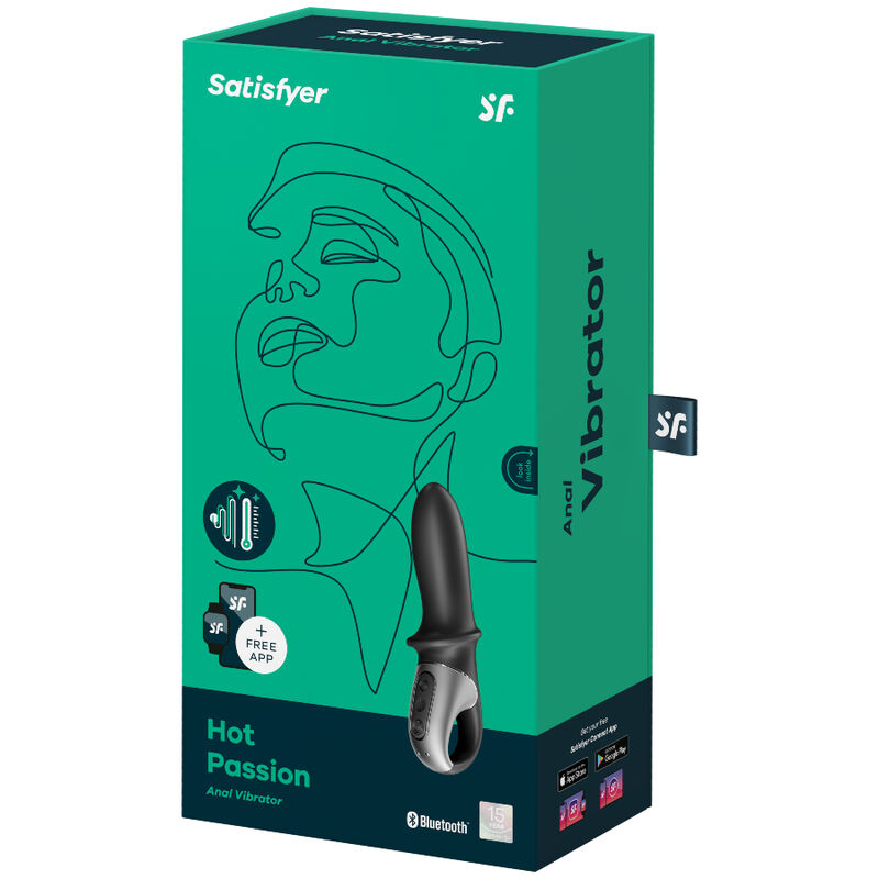 SATISFYER - HOT PASSION ANAL VIBRATOR APP BLACK 4 SATISFYER - HOT PASSION ANAL VIBRATOR APP BLACK - obrazek 4