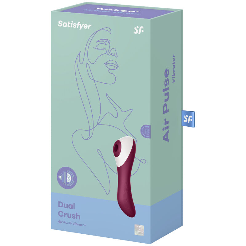 SATISFYER - DUAL CRUSH AIR PULSE VIBRATOR 4 SATISFYER - DUAL CRUSH AIR PULSE VIBRATOR - obrazek 4