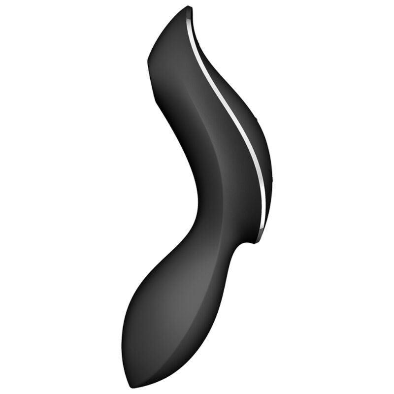 SATISFYER - CURVY TRINITY 2 AIR PULSE VIBRATOR BLACK 2 SATISFYER - CURVY TRINITY 2 AIR PULSE VIBRATOR BLACK - obrazek 2